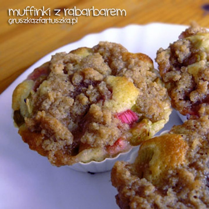 muffinki z rabarbarem na dzień dobry
