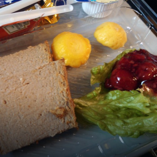 jedzenie w samolocie