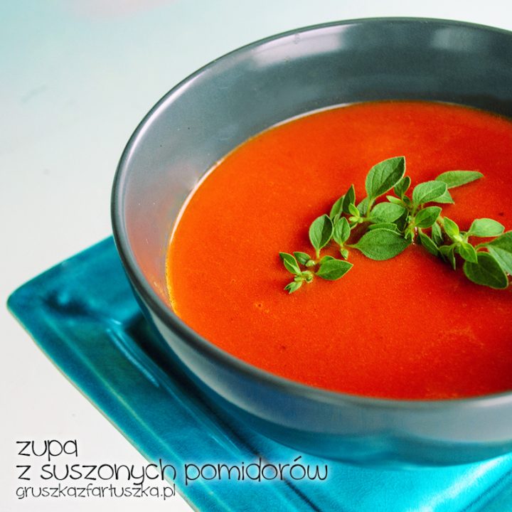 zupa z suszonych pomidorów