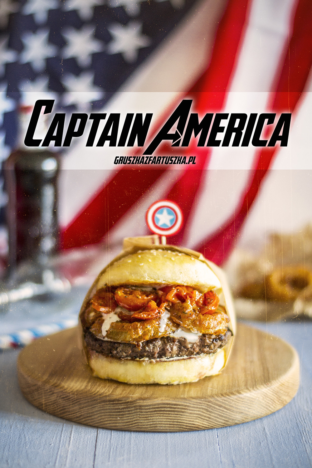 captain america burger